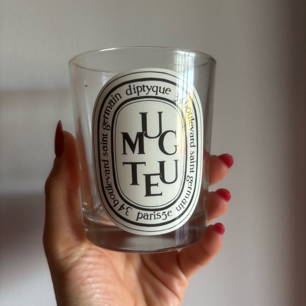 Diptyque Muguet empty Candle Jar. Cleaned out & Ready for your vanity.